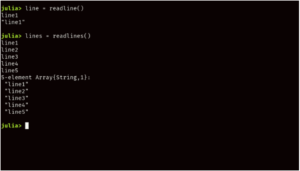 I/o methods for stdin and stdout